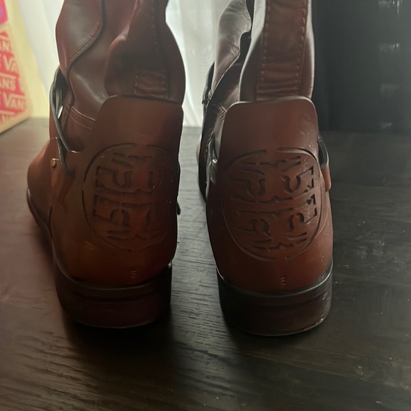 Tory Burch Shoes - Medium, dark caramel colored Tory Burch riding boots